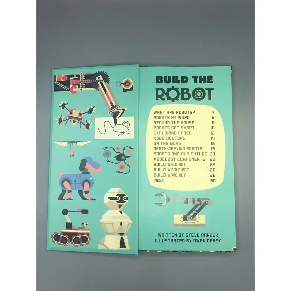 Build the Robot Silver Dolphin Books Activity Kit 3 Wind Up Model Kit STEM New